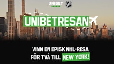 Unibet-tävling: Vinn ett NHL-weekend för två till New York!